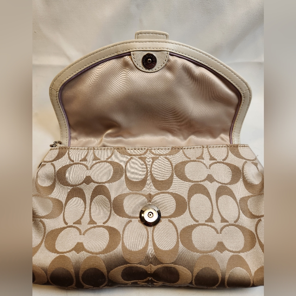 Coach Soho Signature Wristlet/Clutch - Picture 11 of 13